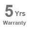 5yrs warranty